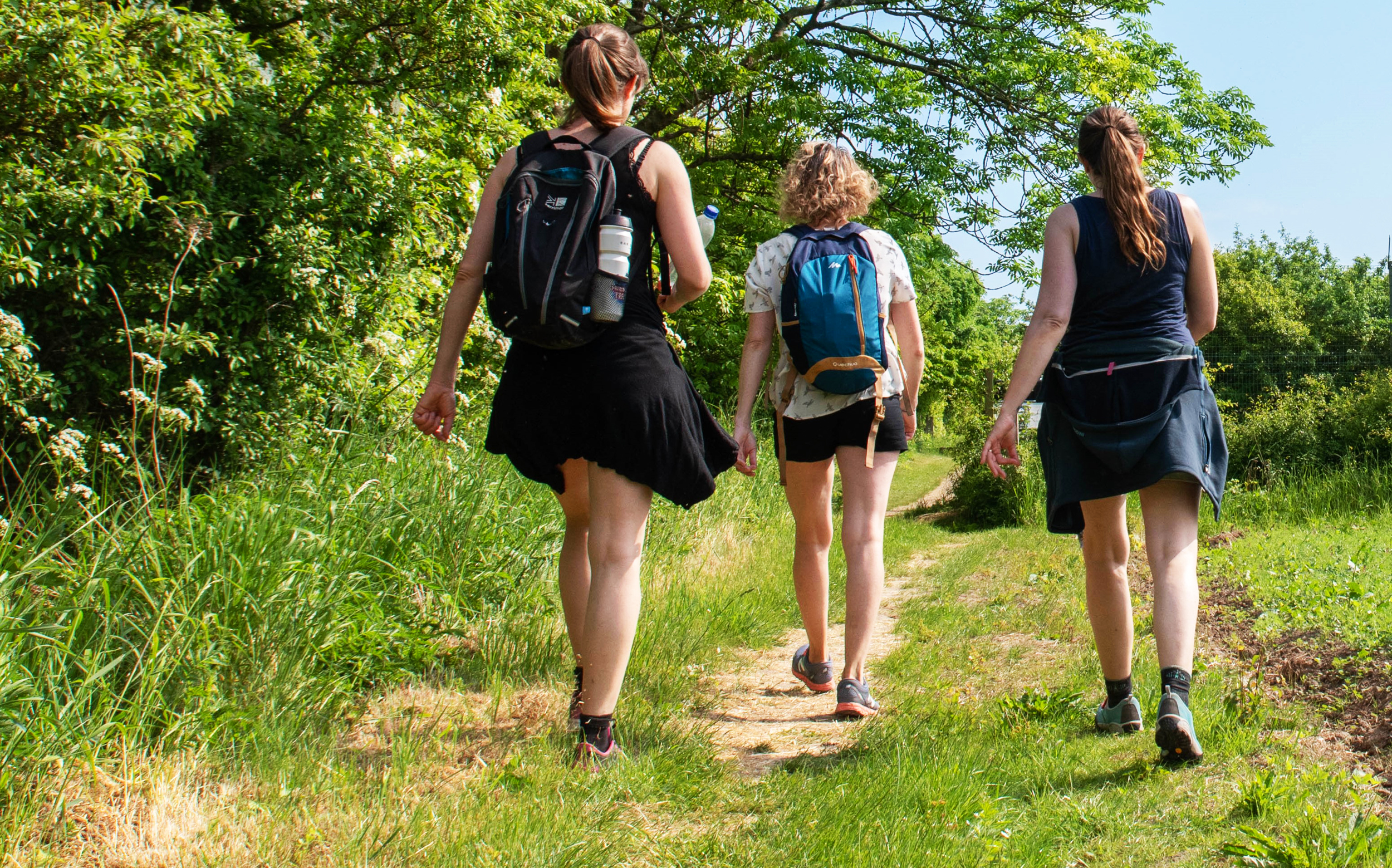 Cykel- og vandreruter på Møn - Veninder på tur.