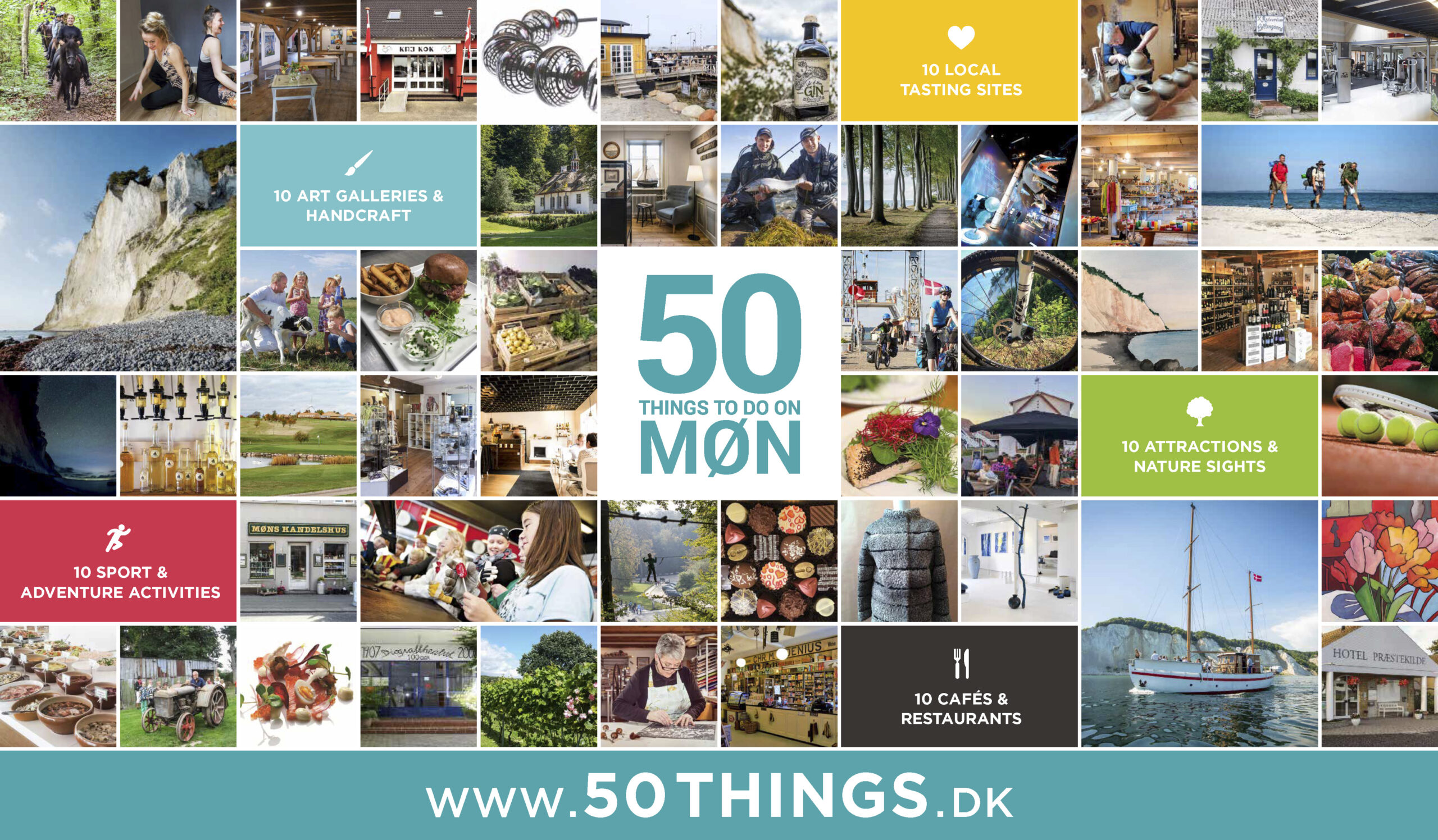 Aktiviteter ved Møn Strandcamping - 50 THINGS TO DO ON MØN